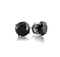 1.00ctw 14k Black Diamond Stud Earrings