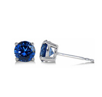 2.00ctw Sapphire Stud Earrings Set