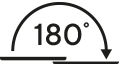 180 degrees