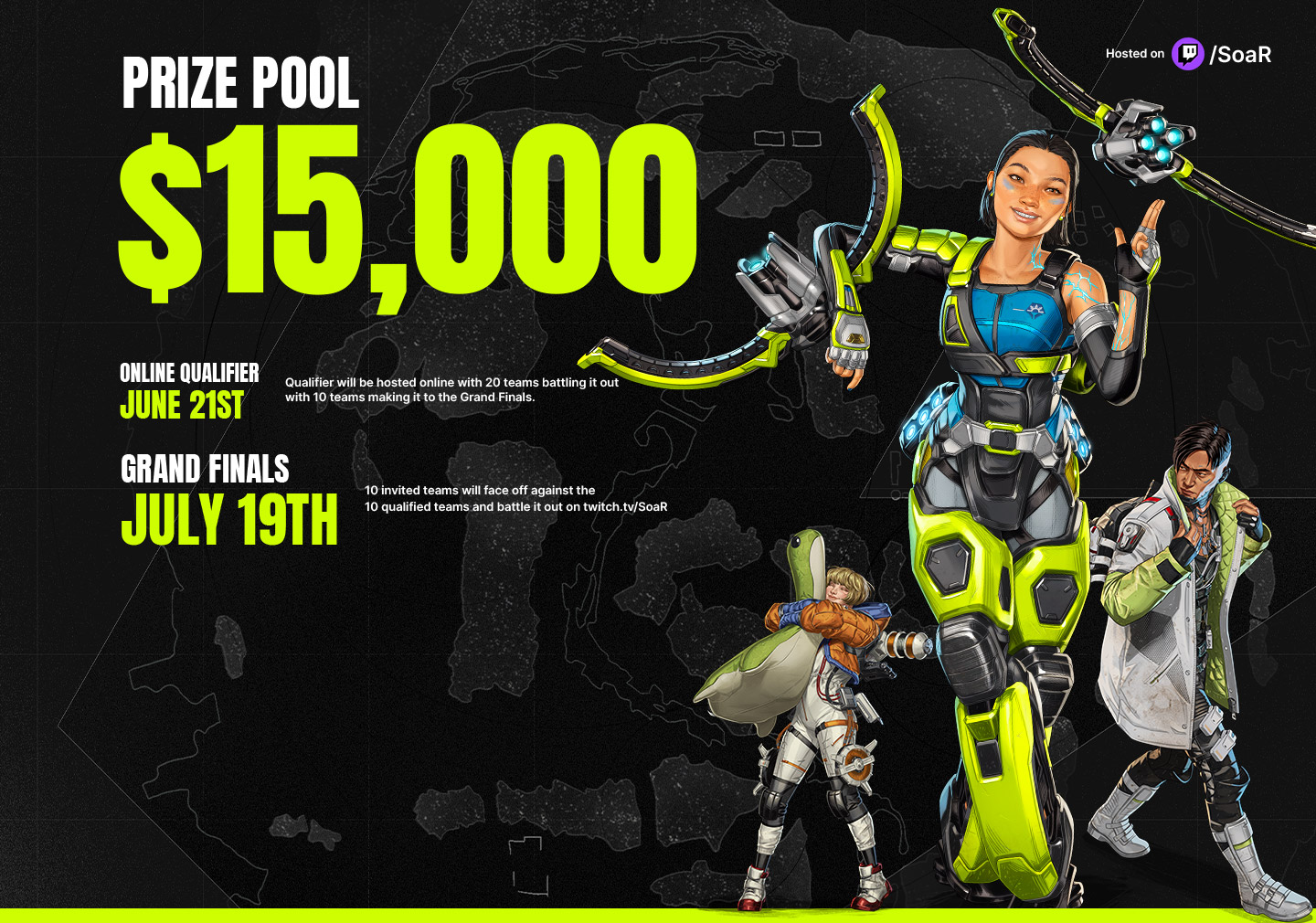 Prize Pool $15K