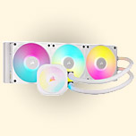CORSAIR iCUE LINK TITAN 360 RX RGB Liquid CPU Cooler - White