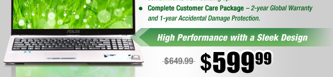 ASUS A53E-NH51 Intel Core i5 2430M(2.40GHz) 15.6-inch 6GB Memory DDR3 640GB HDD 5400rpm DL DVD±RW/CD-RW Notebook