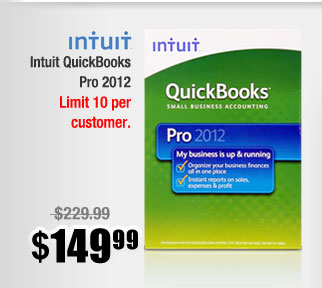 Intuit QuickBooks Pro 2012