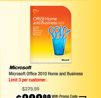 Microsoft Office 2010 Home and Business 