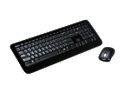 Microsoft 2LF-00001 Black USB RF Wireless Keyboard 800 Keyboard & Mouse