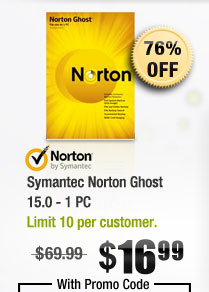 Symantec Norton Ghost 15.0 - 1 PC