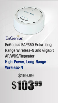 EnGenius EAP350 Extra-long Range Wireless-N and Gigabit AP/WDS/Repeater