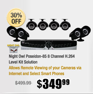 Night Owl Poseidon-85 8 Channel H.264 Level Kit Solution