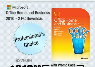 Office Home and Business 2010 - 2 PC Download 