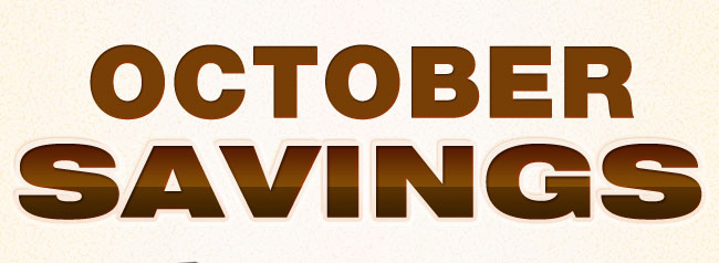 October Savings