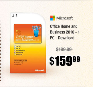 Office Home and Business 2010 - 1 PC - Download 