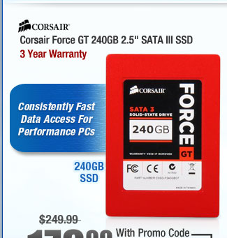 Corsair Force GT 240GB 2.5" SATA III SSD