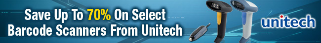 Save Up To 70% On Select Barcode Scanners From Unitech.