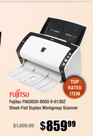 Fujitsu PA03630-B055 fi-6130Z Sheet-Fed Duplex Workgroup Scanner