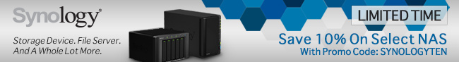 Synology - Storage Device. File Server. And A Whole Lot More. Save 10% On Select NAS With Promo Code: SYNOLOGYTEN. LIMITED TIME.