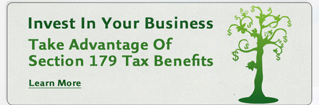 Invest In Your Business. Take Advantage Of Section 179 Tax Benefits. Learn More.