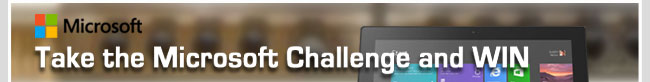 Take the Microsoft Challenge and WIN. 