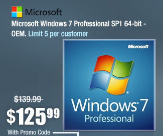 Microsoft Windows 7 Professional SP1 64-bit - OEM