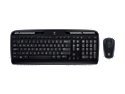 Logitech MK320 Black USB RF Wireless Standard Desktop