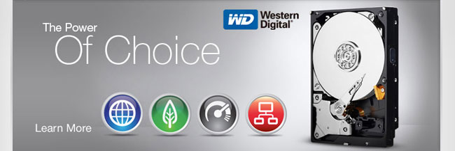 WD - The Power Of Choice. Learn More.