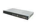 Cisco SF300-24P (SRW224G4P-K9-NA) 24-port 10/100 PoE Managed Switch with Gigabit Uplinks 