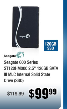 Seagate 600 Series ST120HM000 2.5" 120GB SATA III MLC Internal Solid State Drive (SSD) 