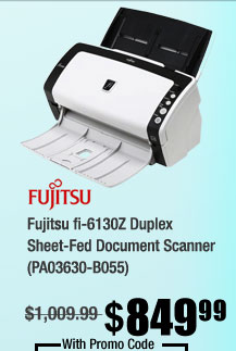 Fujitsu fi-6130Z Duplex Sheet-Fed Document Scanner (PA03630-B055) 