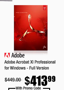 Adobe Acrobat XI Professional for Windows - Full Version 