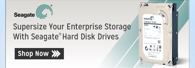 Seagate - Supersize Your Enterprise Storage With Seagate Hard Disk Drives. Shop Now.