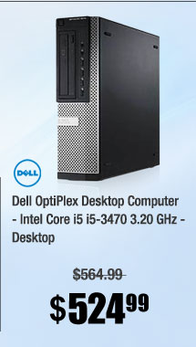 Dell OptiPlex Desktop Computer - Intel Core i5 i5-3470 3.20 GHz - Desktop