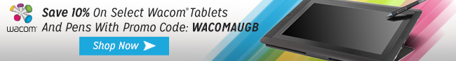 Save 10% On Select Wacom Tablets And Pens With Promo Code: WACOMAUGB. SHOP NOW!