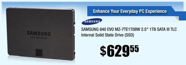 SAMSUNG 840 EVO MZ-7TE1T0BW 2.5" 1TB SATA III TLC Internal Solid State Drive (SSD)