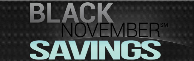 Black November Savings