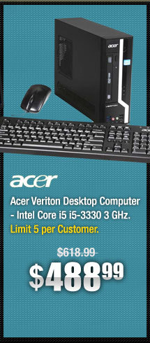 Acer Veriton Desktop Computer - Intel Core i5 i5-3330 3 GHz