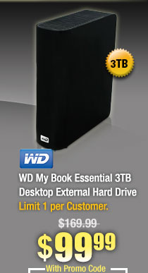 WD My Book Essential 3TB Desktop External Hard Drive