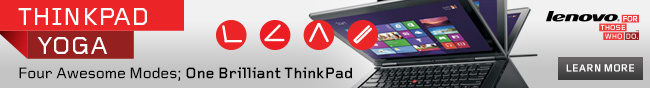 Lenovo - Four Awesome Modes; One Brilliant ThinkPad.