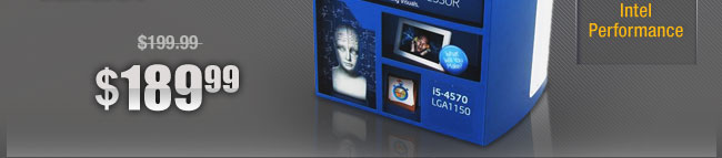 Intel Core i5-4570 Haswell 3.2GHz LGA 1150 84W Quad-Core Desktop Processor Intel HD Graphics BX80646I54570