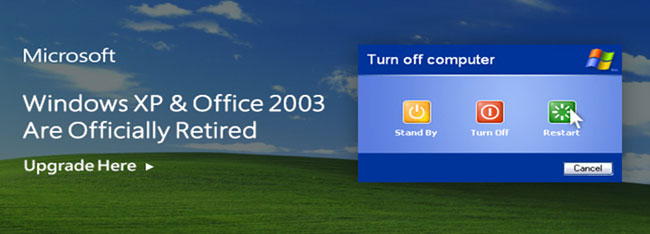 Microsoft - Windows XP & Office 2003 Are Officially Retired.