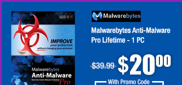Malwarebytes Anti-Malware Pro Lifetime - 1 PC
