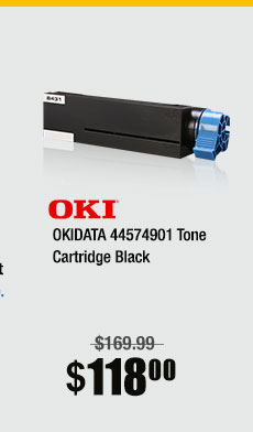 OKIDATA 44574901 Tone Cartridge Black