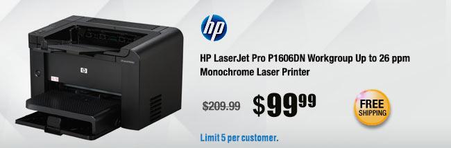 HP LaserJet Pro P1606DN Monochrome Laser Printer
