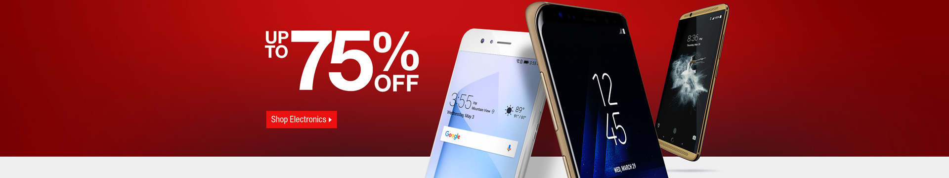 Up to 75% off Up to 75% off