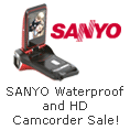 SANYO Waterproof and HD Camcorder Sale