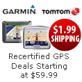 Recertified GPS deals starting at $59.99