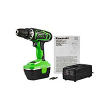 Kawasaki Heavy Duty Cordless Drill Set