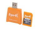 Eye-Fi Pro X2 8GB Wireless Flash Memory Wireless Flash Memory Card Model EYE-FI-8PC 