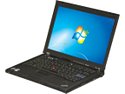 Refurbished: ThinkPad T Series T400 Intel Core 2 Duo 2.40GHz 14.1" Notebook, 4GB Memory, 160GB HDD