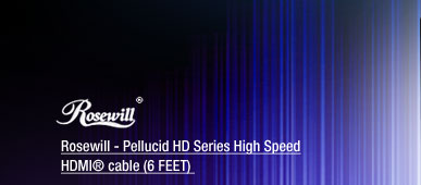 Rosewill - Pellucid HD Series High Speed HDMI® cable (6 FEET) 