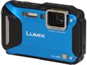 Panasonic LUMIX DMC-TS5A Blue 16.1 MP 4.6X Optical Zoom Waterproof Digital Camera HDTV Output