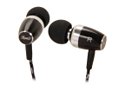 Rosewill RHTS-12008 3.5mm Gold-Plated Connector Canal Premium Passive Noise Isolating Metal Earbuds 